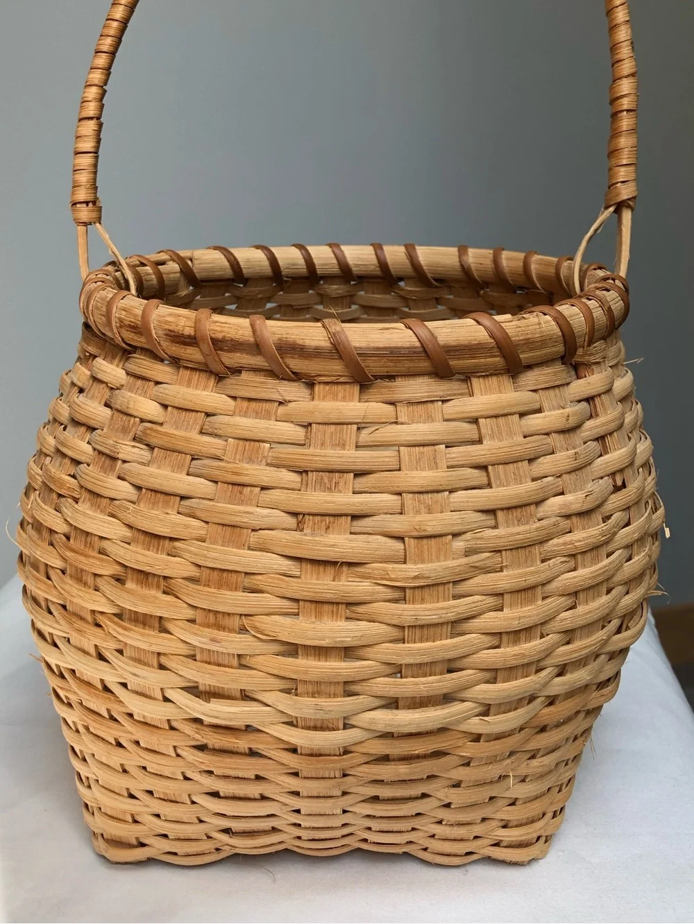 Vintage woven wicker